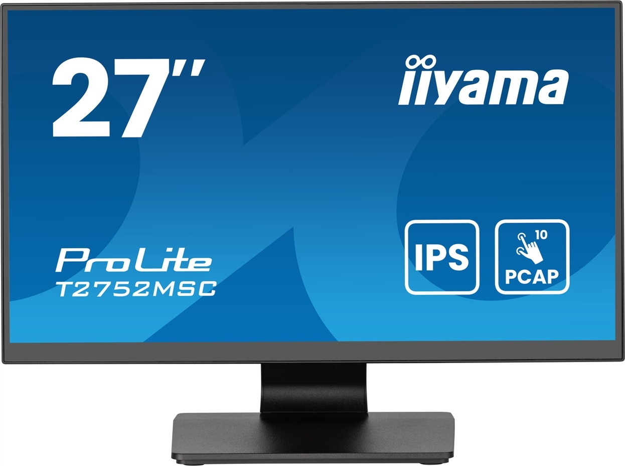 27" iiyama T2752MSC-B1AG: Ips, Fhd, 10p