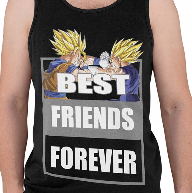 TANK TOP DRAGONBALL BEST FRIENDS FOREVER Marka inna