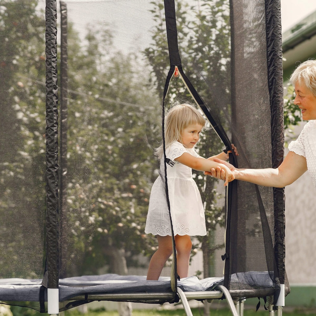 OSŁONA SPRĘŻYN+ SIATKA ZEWNĘTRZNA 396-404 13FT AKCESORIA DO TRAMPOLINY Kod producenta TSN-13FT 396 CM + TP-13FT 396 CM BLUE