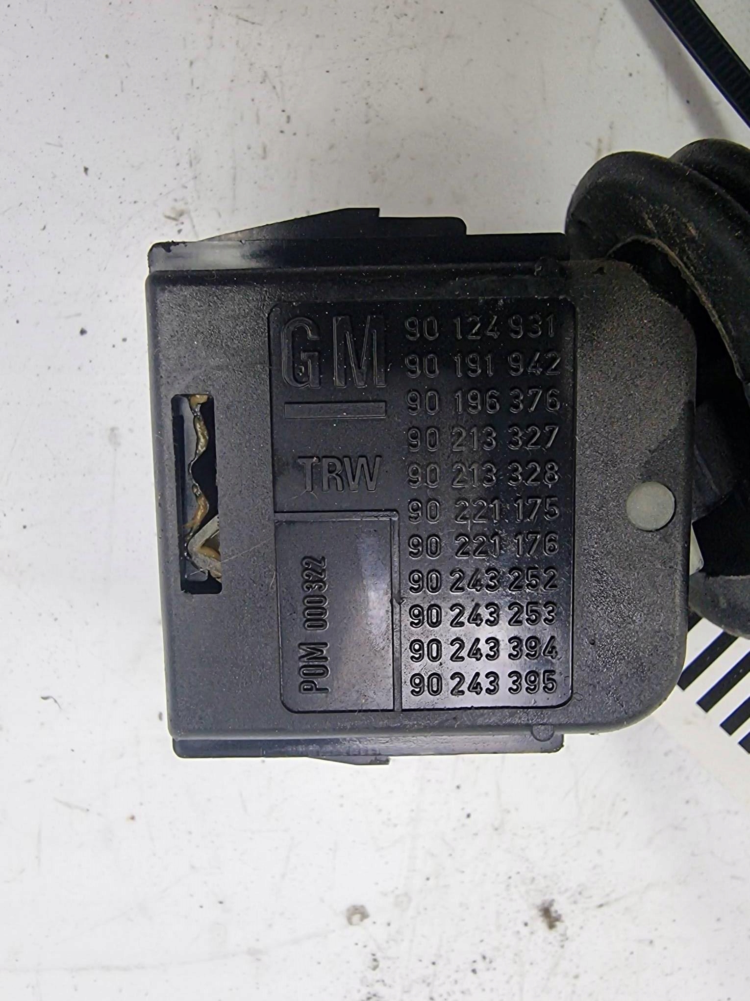button 90124931 OPEL ASTRA G