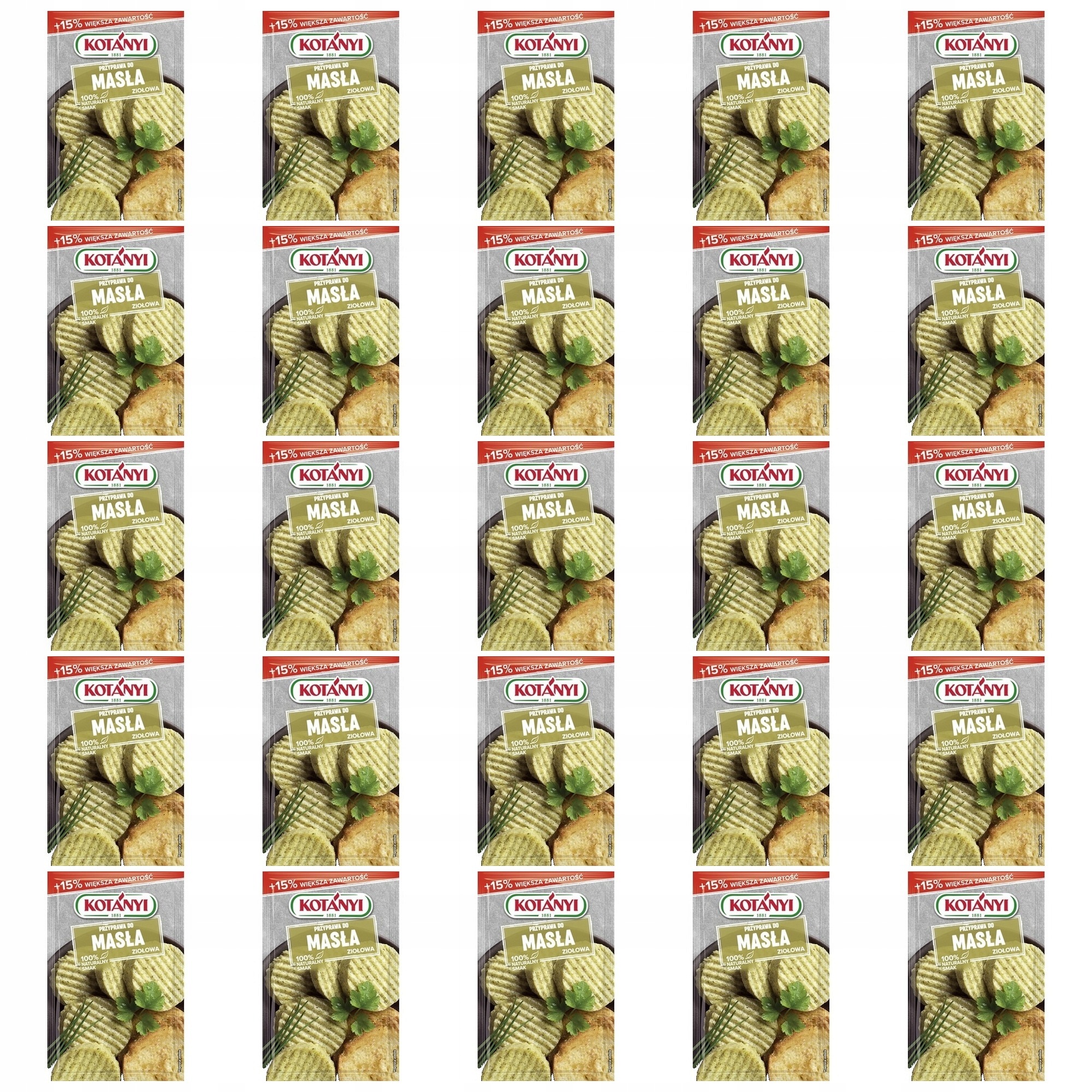 25x 24g Kotanyi Ziołowa przyprawa do Masła Karton
