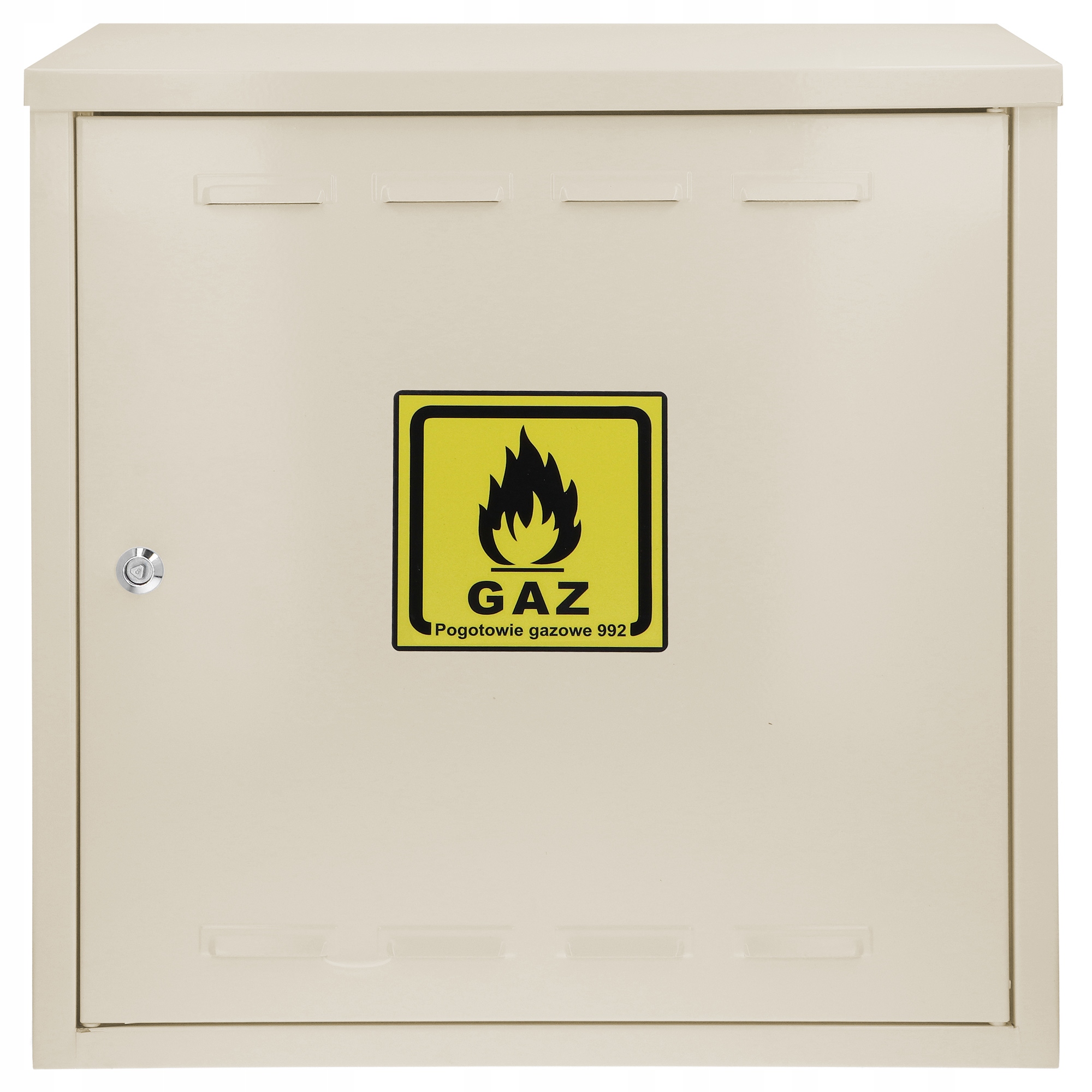 SZAFKA GAZOWA SKRZYNKA 20x30x15 BEŻOWA BEZ PLECÓW