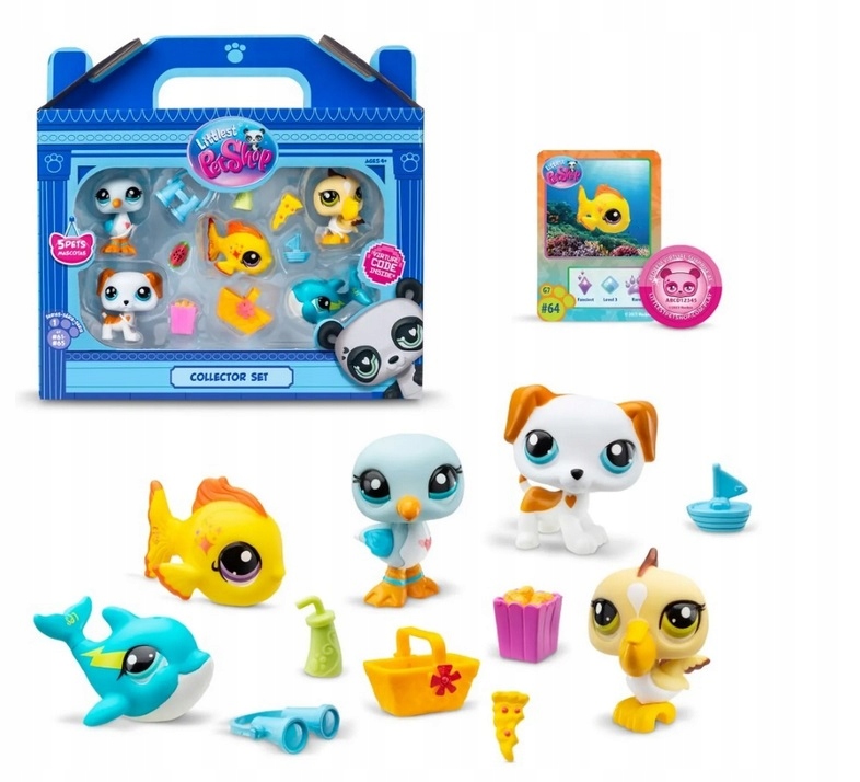 Littlest Pet Shop zestaw 5 oryginalnych figurek Hasbro