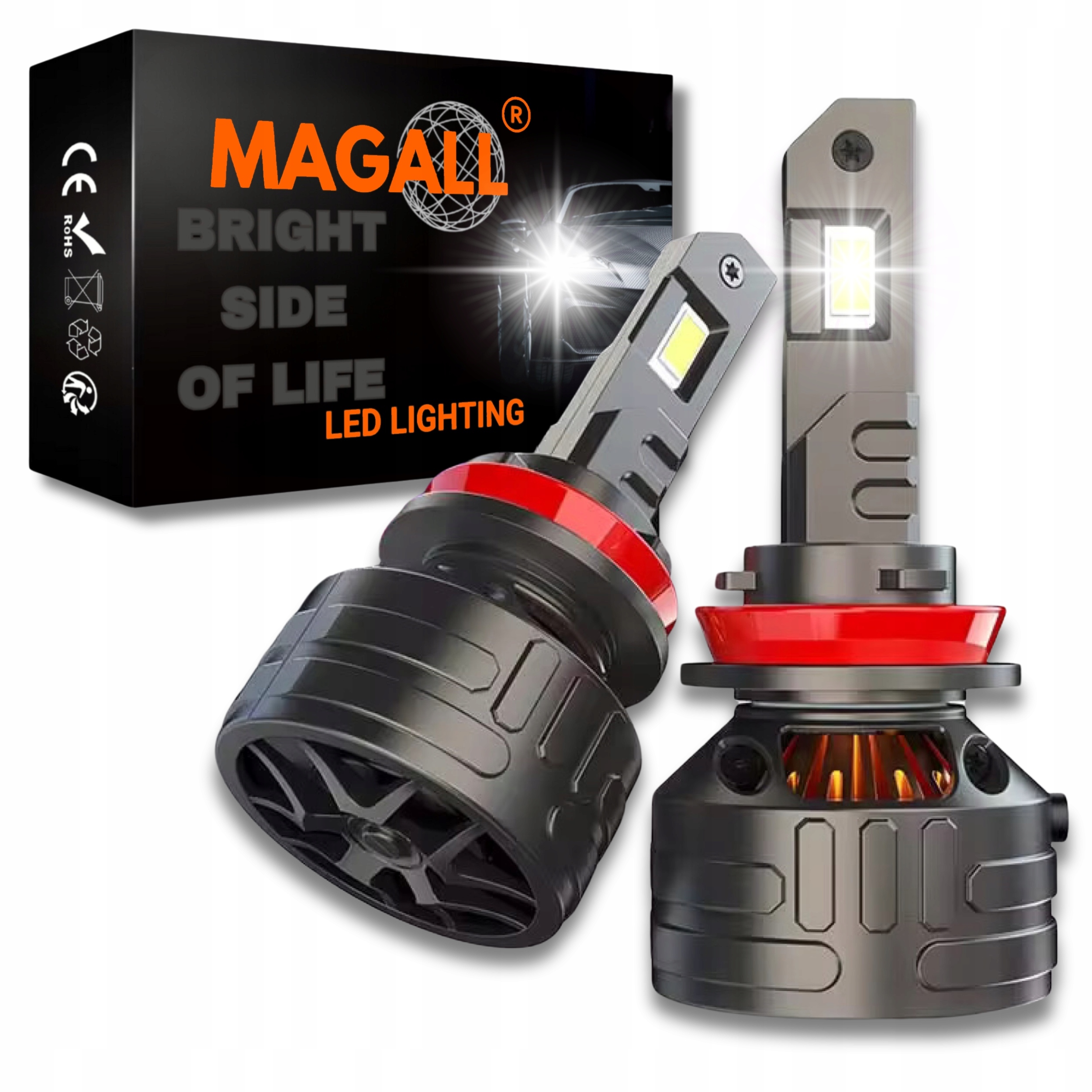 Žárovky H11 Led Canbus Magall Kronos Velmi Silné Světlo 36000LM 160W 12V