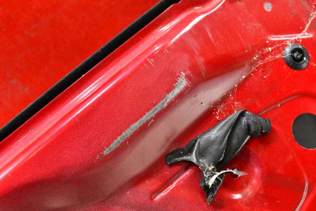 door right front front red HONDA JAZZ 3 III 08-15