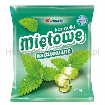 Levně Jedność Plněné Karamelky Mátové 100 g