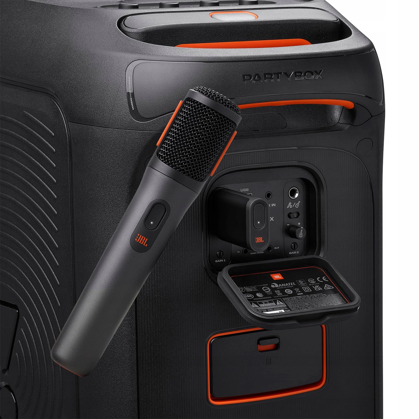 JBL PartyBox Zestaw Dwa Mikrofony Bezprzewodowe Karaoke Domowe — miniatura 3