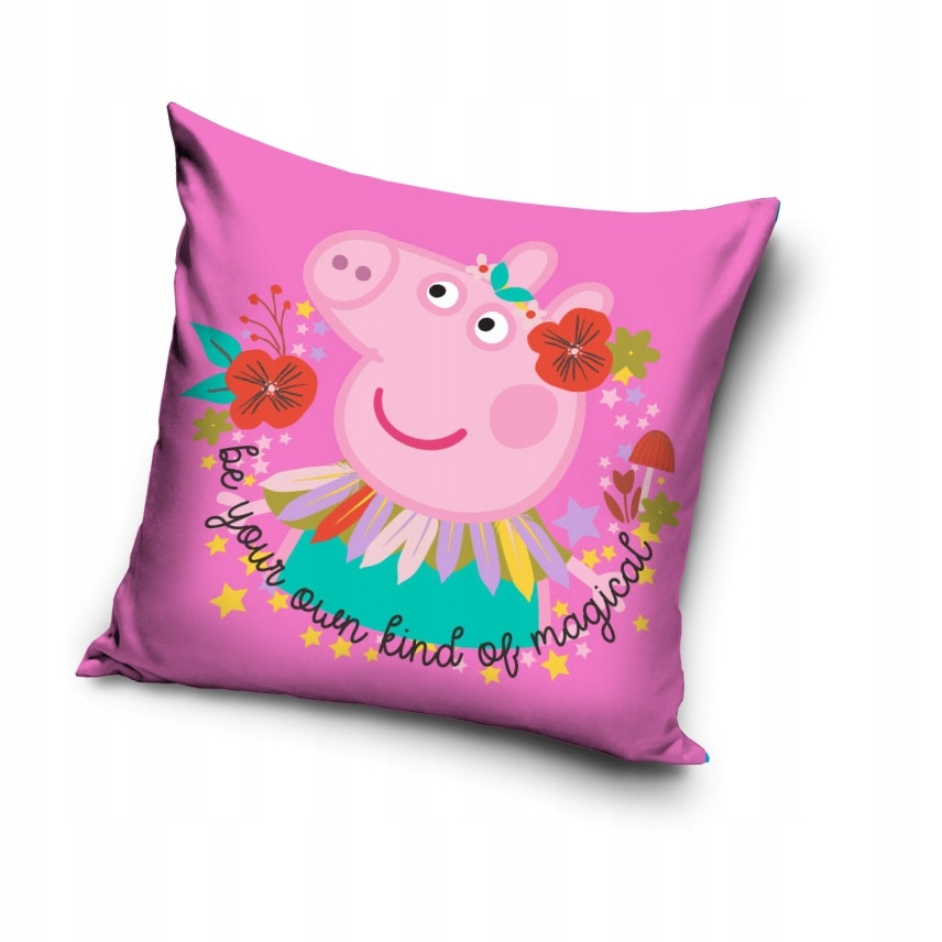 

Peppa Pig Świnka Poduszka Jasiek 40x40 Wkład Róż
