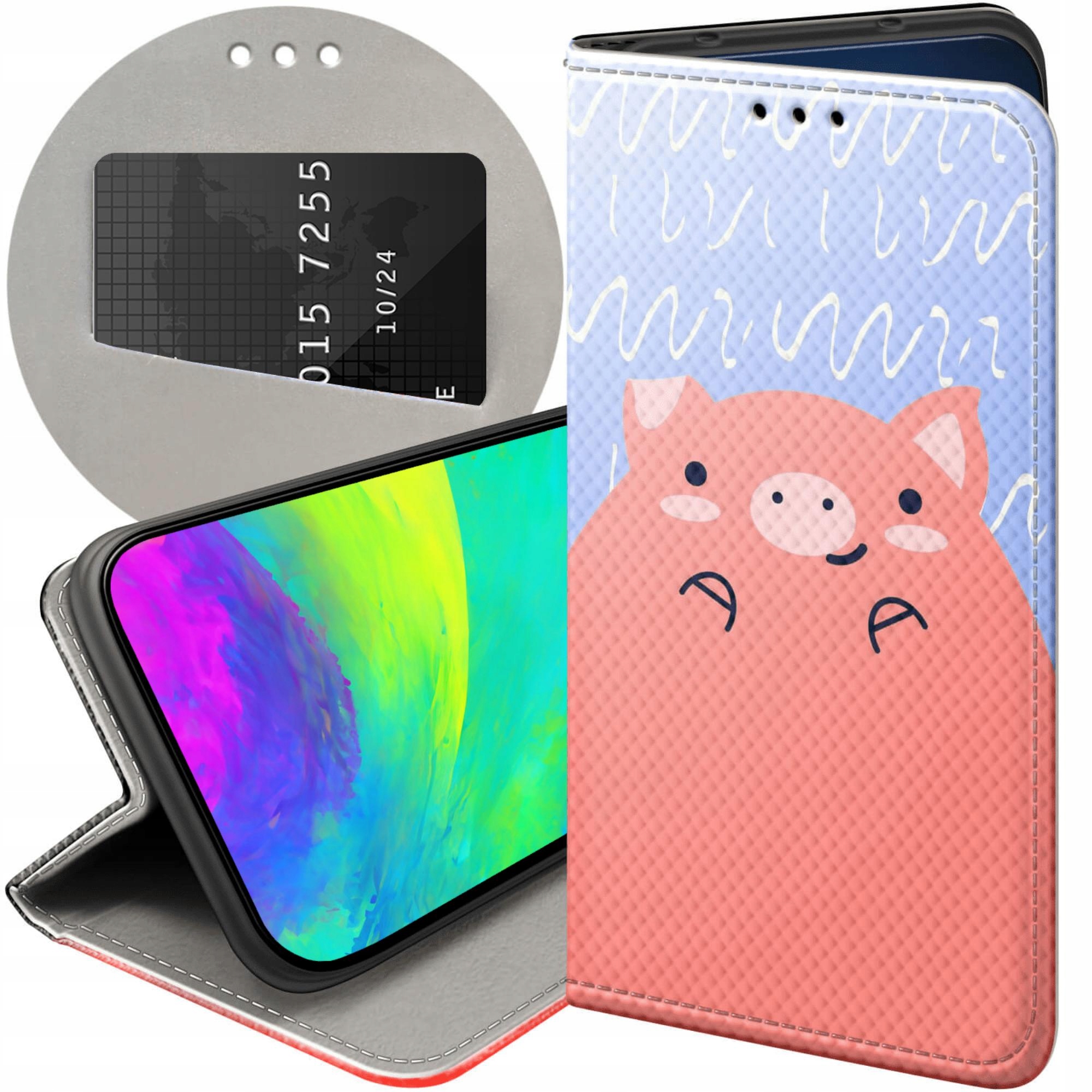 Etui Z Klapką Do Oppo RENO12 5G Świnka Peppa Bajka Futerał Pokrowiec
