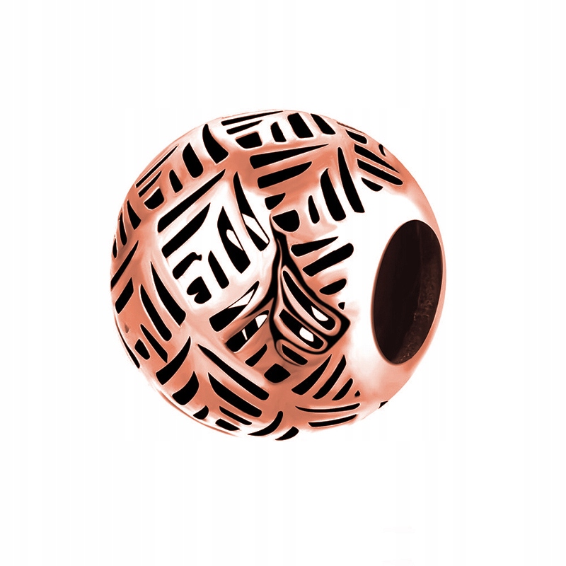 Přívěsky Lístky růžové zlato stříbro