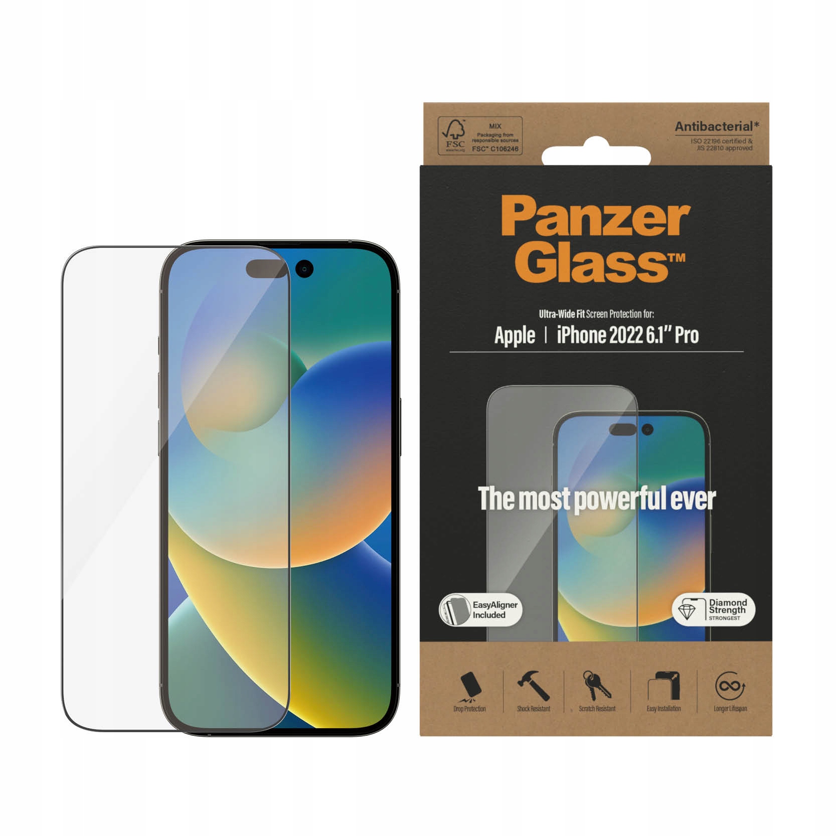 Tvrdené sklo PanzerGlass pre Apple iPhone 14 Pre 1 ks