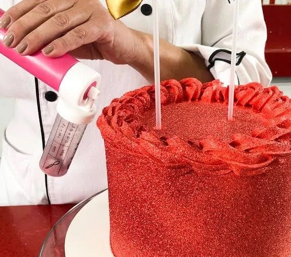 Dekorator pistolet do ciast i tortów - 24 cm Rodzaj akcesoriów dekorator