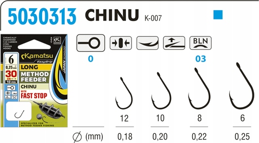 Przypon Method Feeder 30CM Chinu 10/0,20 Fast