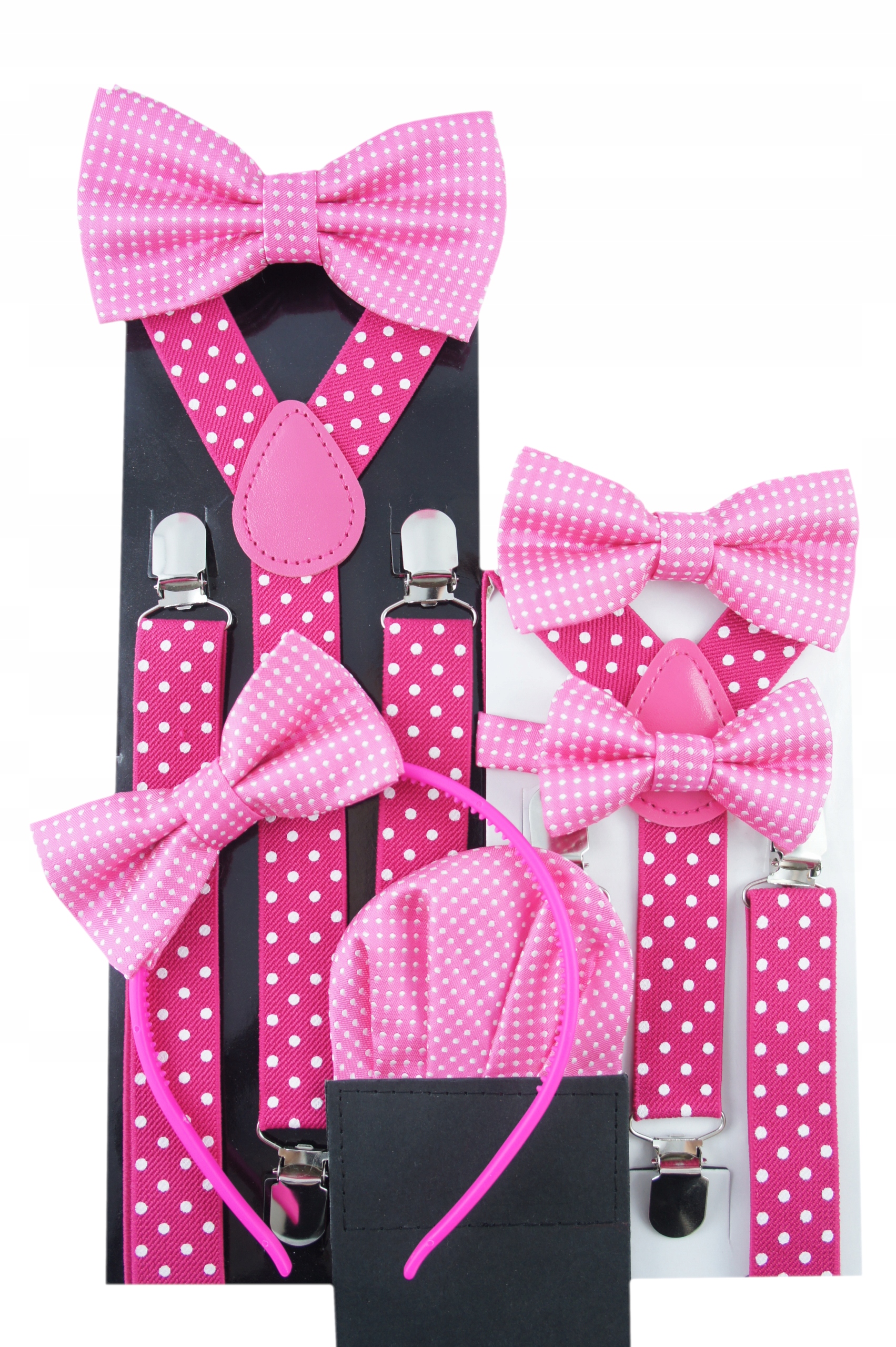 RÓŻOWE szelki dziecięce W KROPKI r.uniwer 1-8lat Marka Inna marka