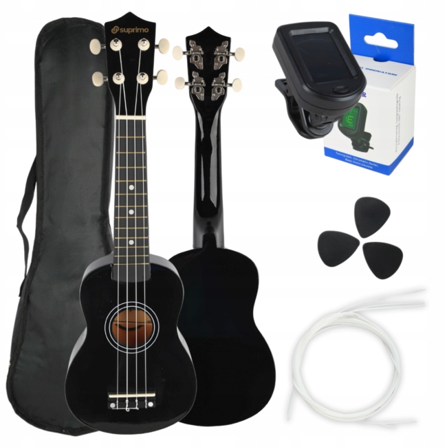 Suprimo UK21 Set Bk ukulele sopranowe Akcesoria