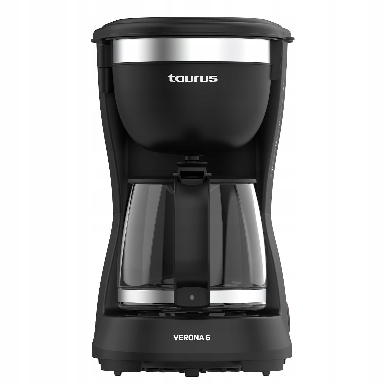 TAURUS Ekspres Do Kawy Verona 6 600W 600ml Intensywny Aromat Czarny