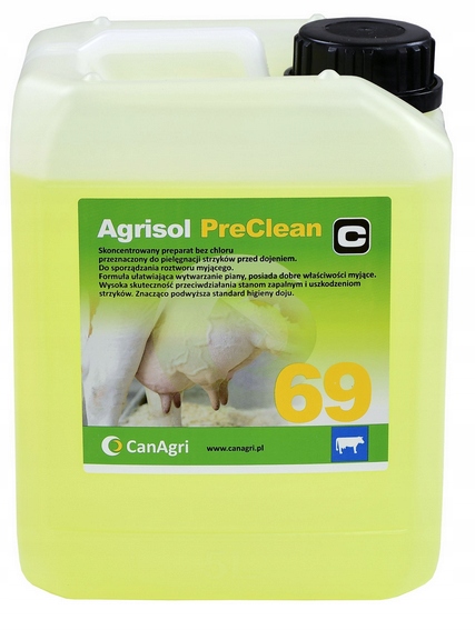 

Agrisol Preclean 69 Płyn Do Mycia Wymion 5KG