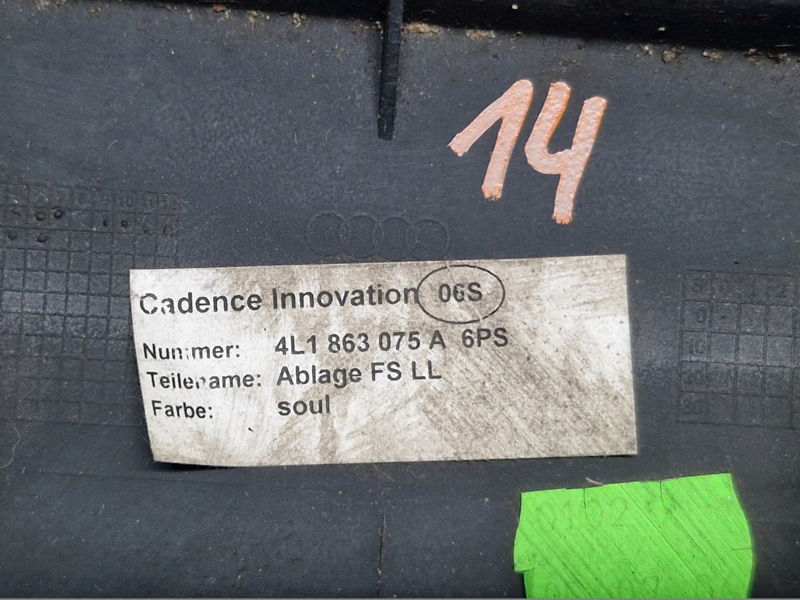Blende Abdeckung untere des Lenkrads AUDI Q7 4L 4L1863075A
