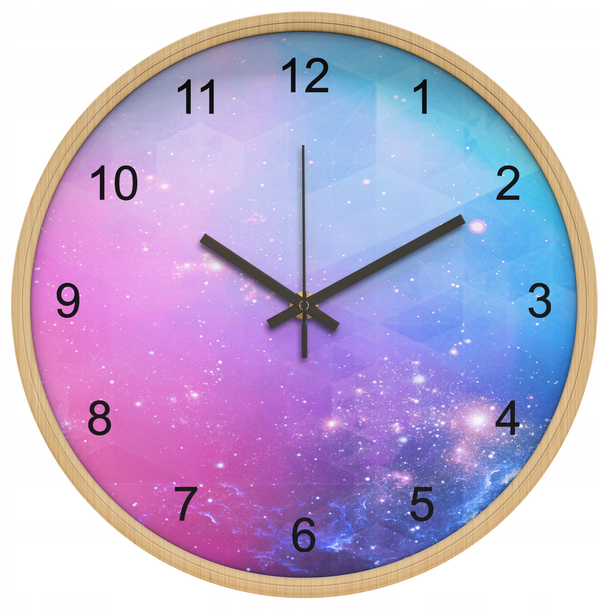 Nowoczesny zegar ścienny 'Galaktyka' z godzinami Kod producenta 840