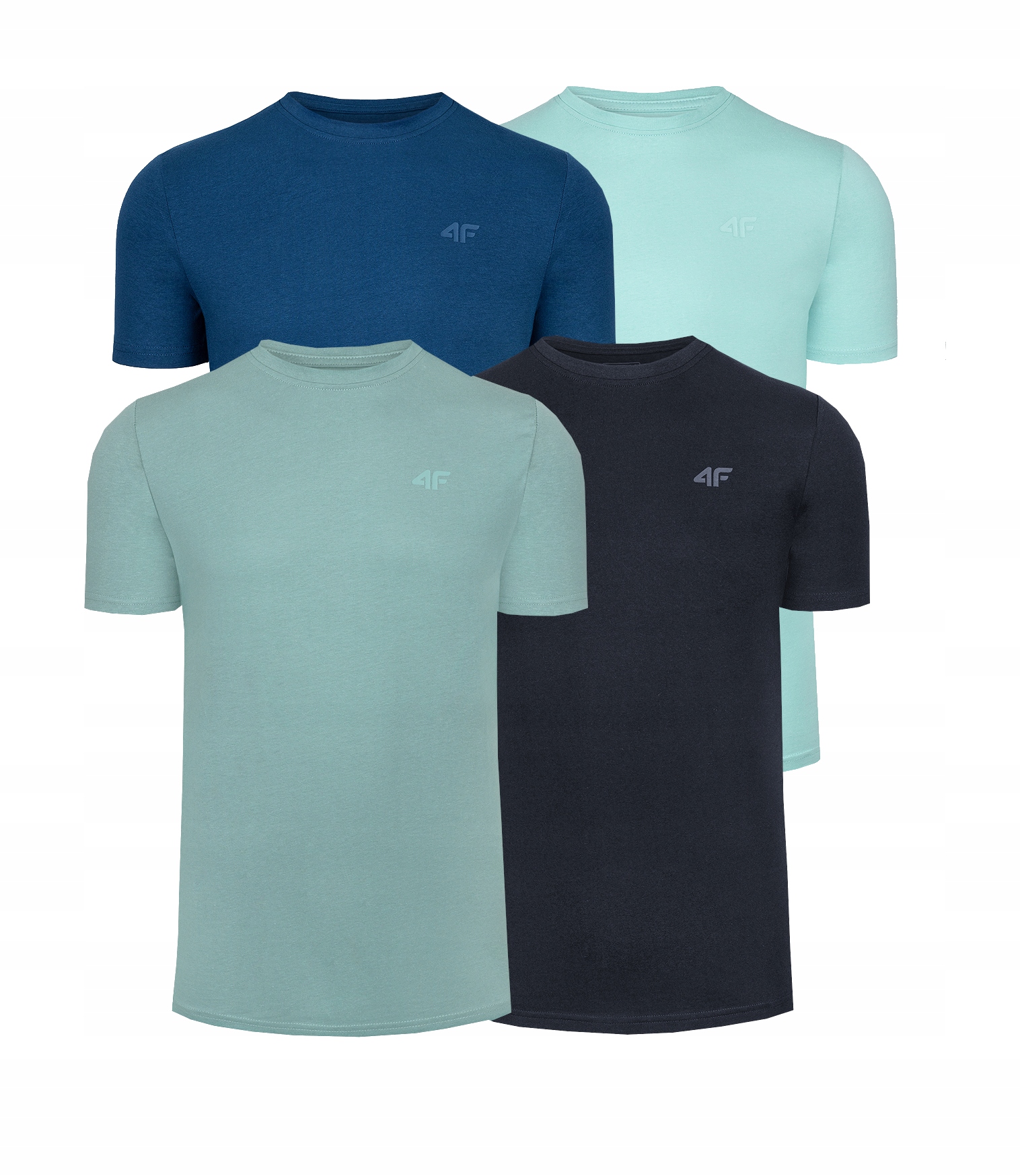 

4F T-shirt Koszulka Męska Zestaw 4 Szt.