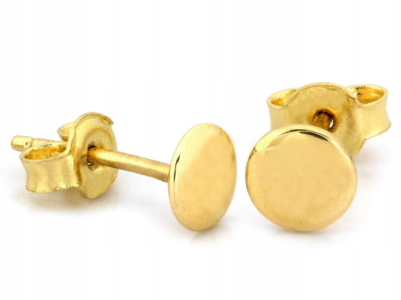 Elegantní dámské Náušnice z 585 zlata, kruhové, pro ni