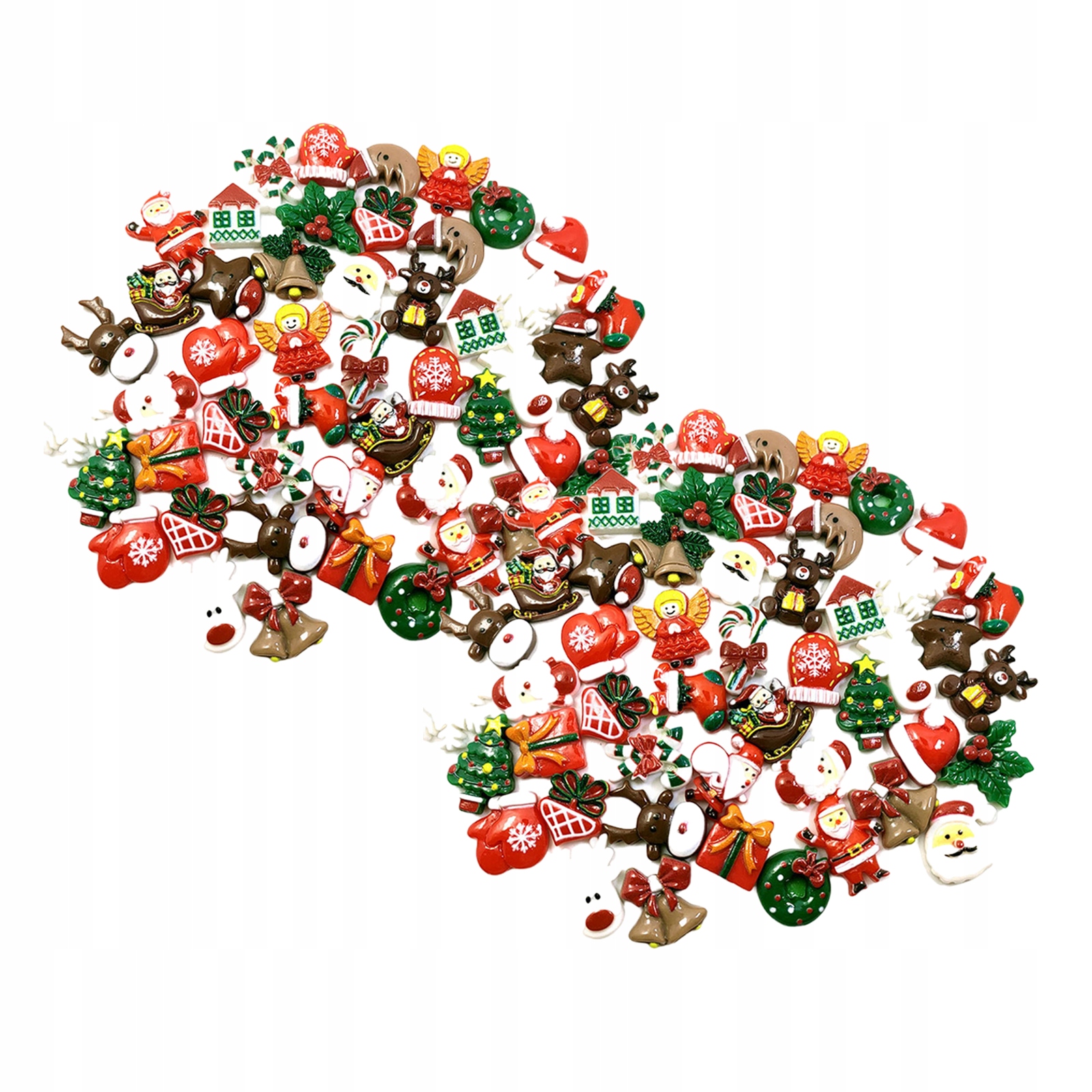 2x Zdobení z pryskyřice Flatback Cabochons pro