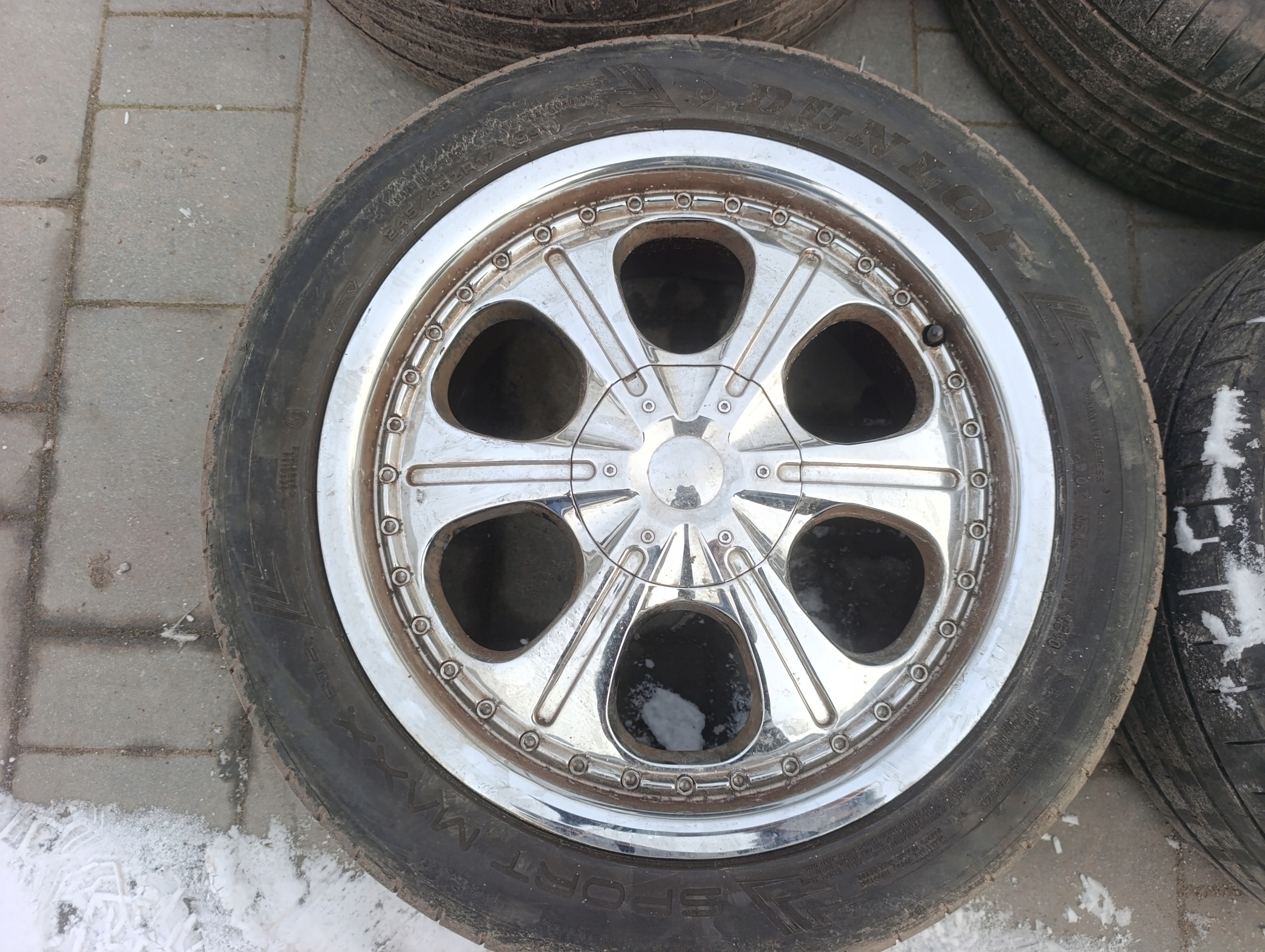 disc 17 chrom mercedes w204 5x112 17x 7.5J