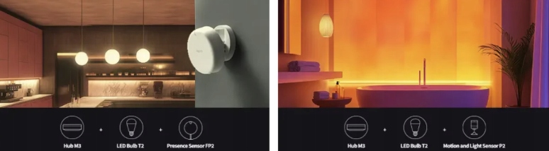 inteligentna żarówka LED Aqara LED Bulb T2 CCT E27 Td Zigbee BT 950lm 10.5W Marka Aqara