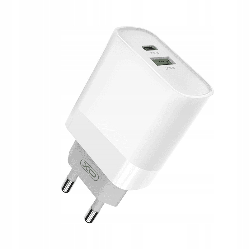 

Xo Ładowarka Sieciowa L64 Usb QC3.0/PD Usb-c Biała