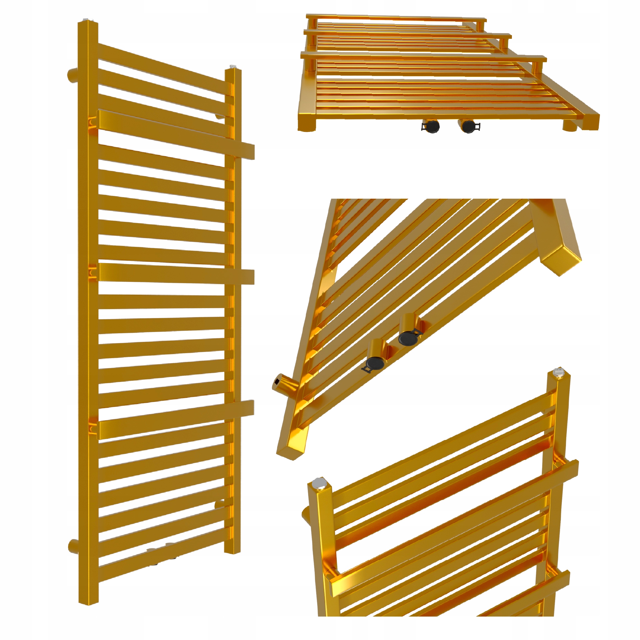 Koupelnový Radiátor Gold-mid 1150x430 Zlatý