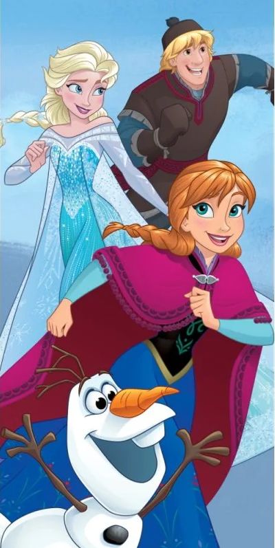 

Ręcznik Frozen Kraina Lodu Elsa Anna Olaf Kristoff