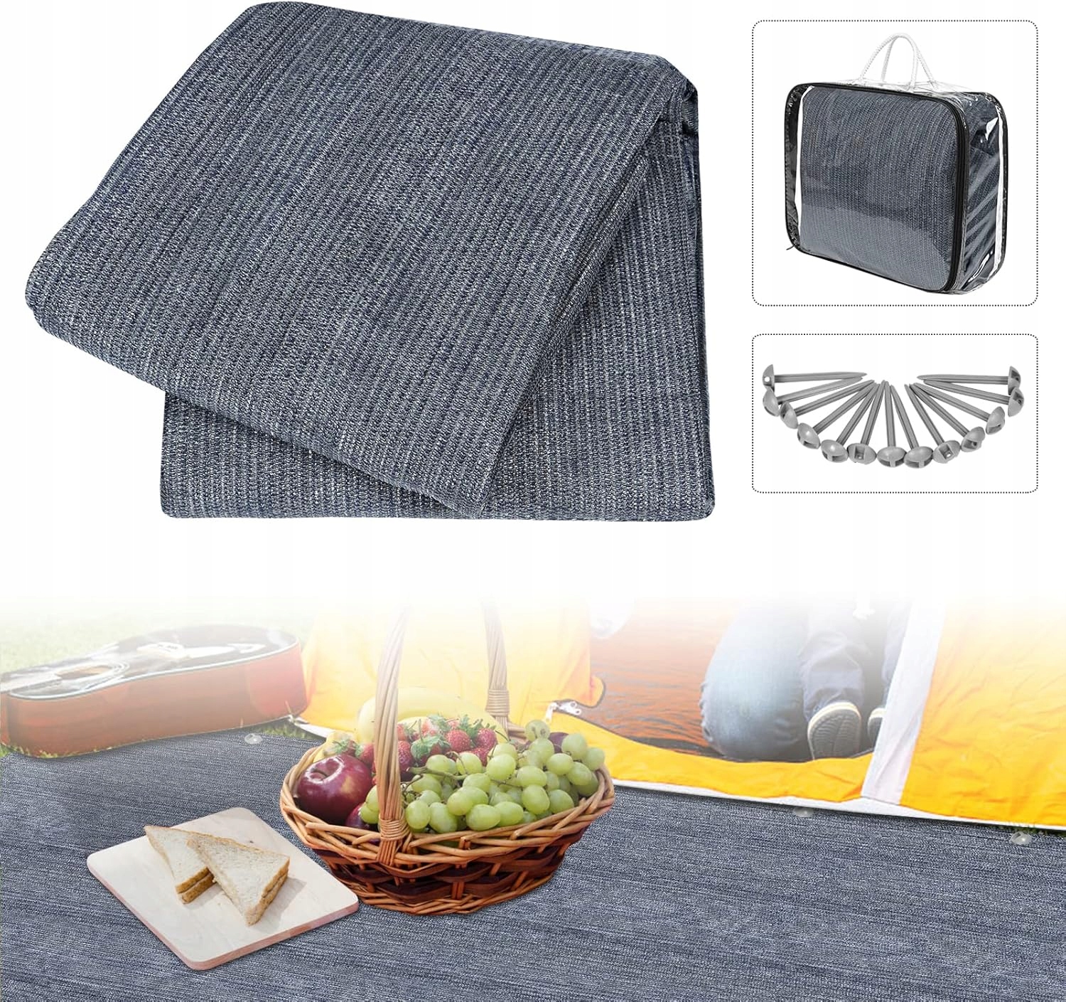 Koberec pro markýzu, Koberec do kempu, kobereček pro stan a karavan 3mx4m