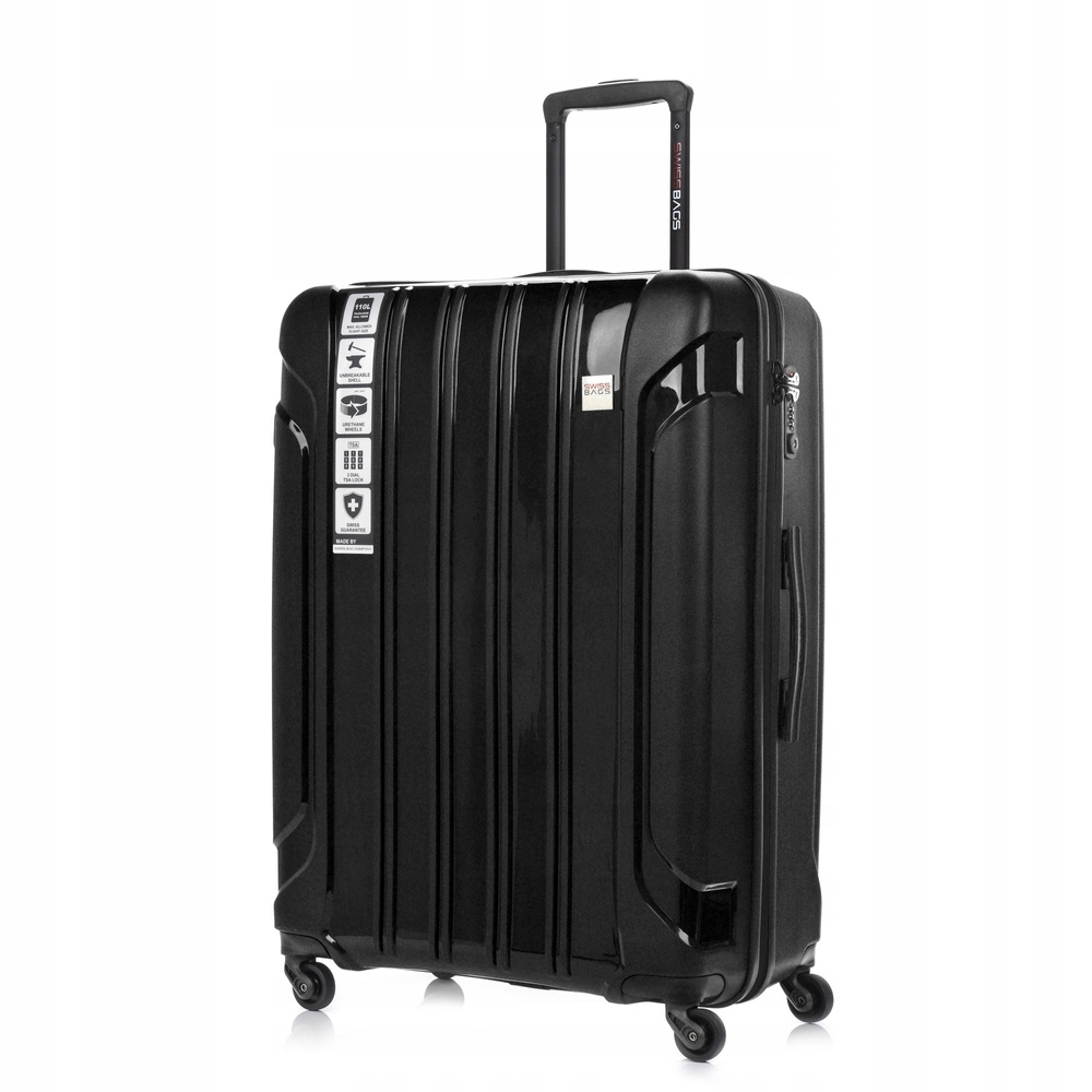 

SwissBags Walizka duża kółka 360° zamek Tsa 75 cm