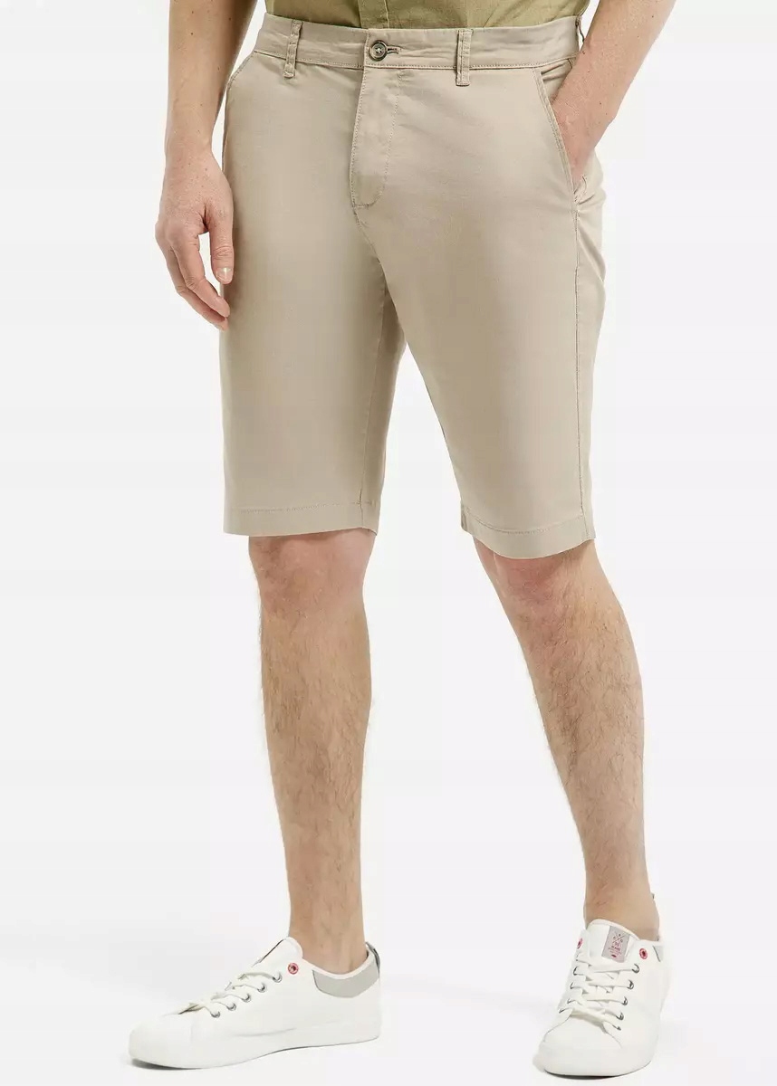 Cross Jeans Kraťasy Béžové Leom A 565-280 29
