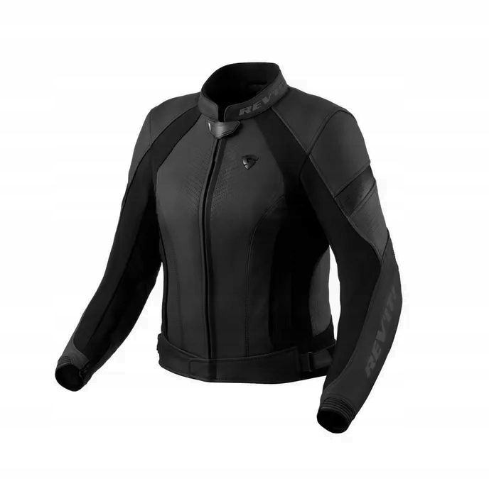 Dámska kožená bunda Rev'it! Xena 4 Black/Anthracite športová motorka