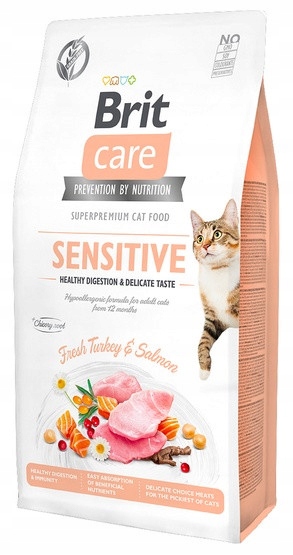 Levně Brit Care Cat Grain Free Sensitive Healthy Digestion & Delicate Taste 7