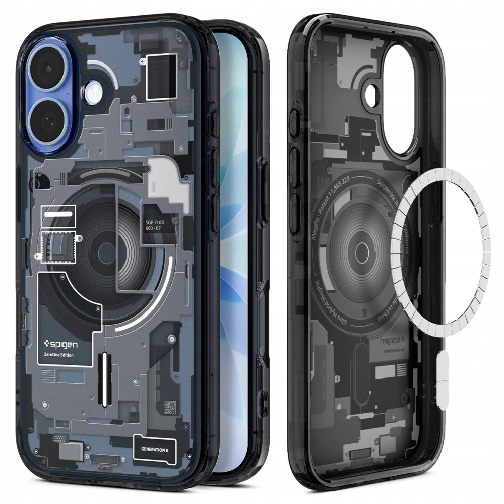 Spigen – Ultra Hybrid Zero One MagSafe ochronne etui na iPhone 17 – czarne