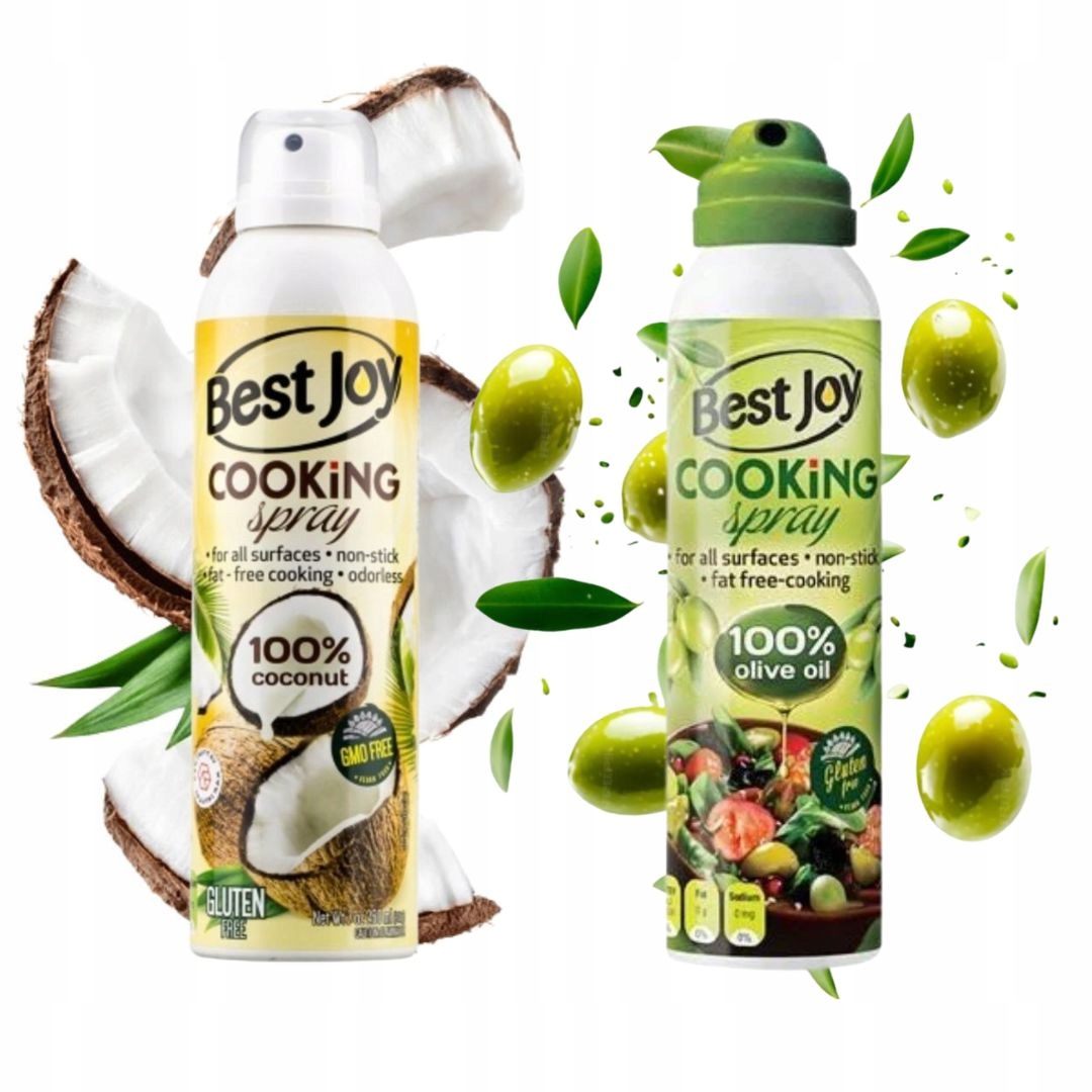Best Joy Cooking Spray 100% Olive Oil Extra Vergine 250 ml Coconut 500 ml