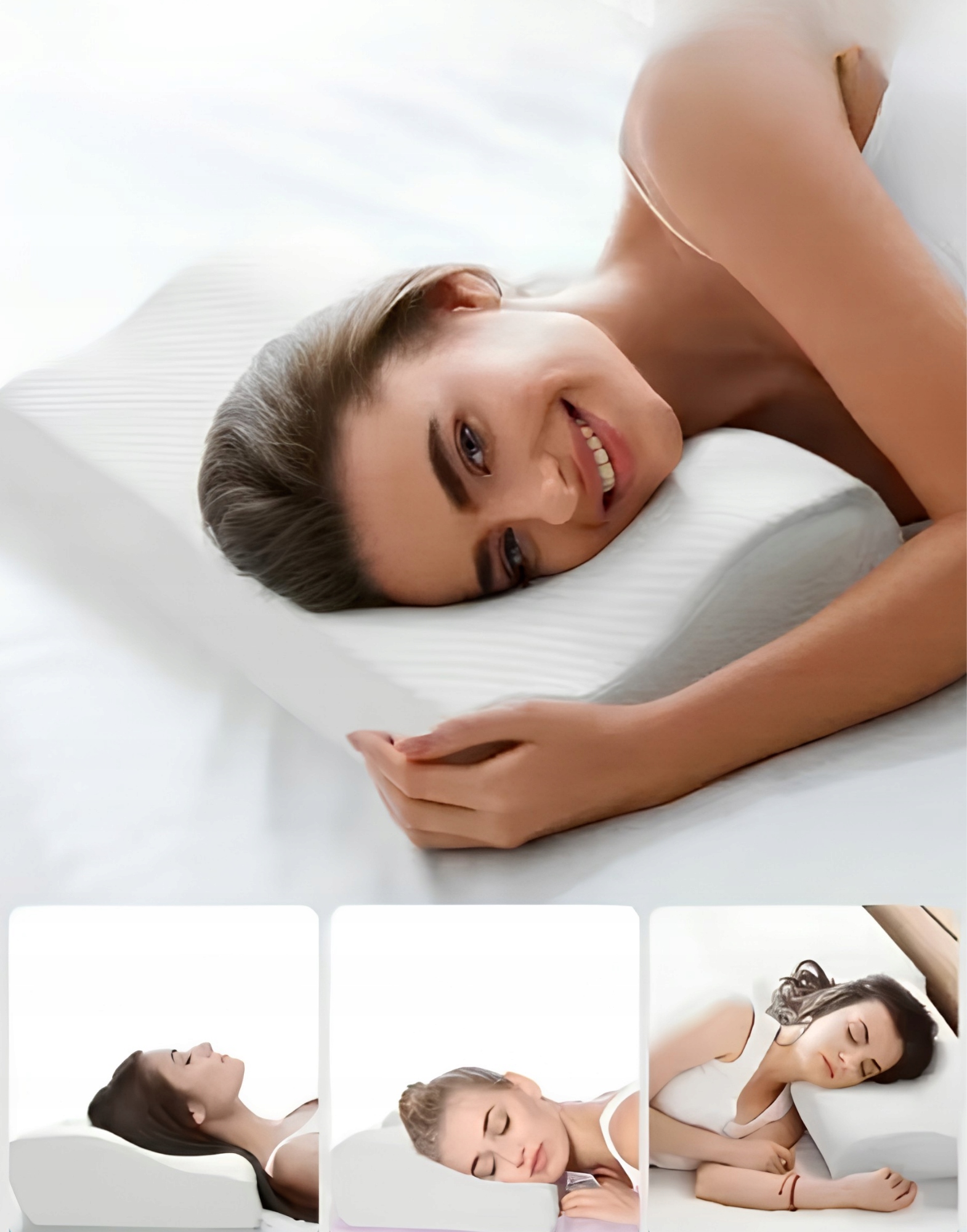 Profilowana poduszka do spania Memory Foam RegMag – 49 × 30 × 10 cm – Co ją wyróżnia