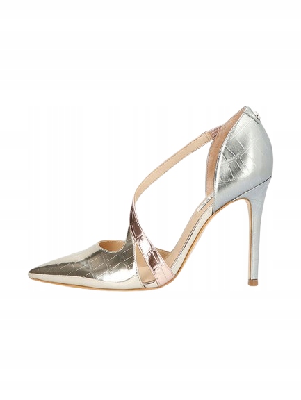 Guess Lodičky Z Přírodní Lakované Kůže Městské 36 Gpm