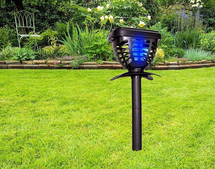 LAMPA NA KOMARY SOLARNA UV I NA STÓŁ Kolor dominujący czarny
