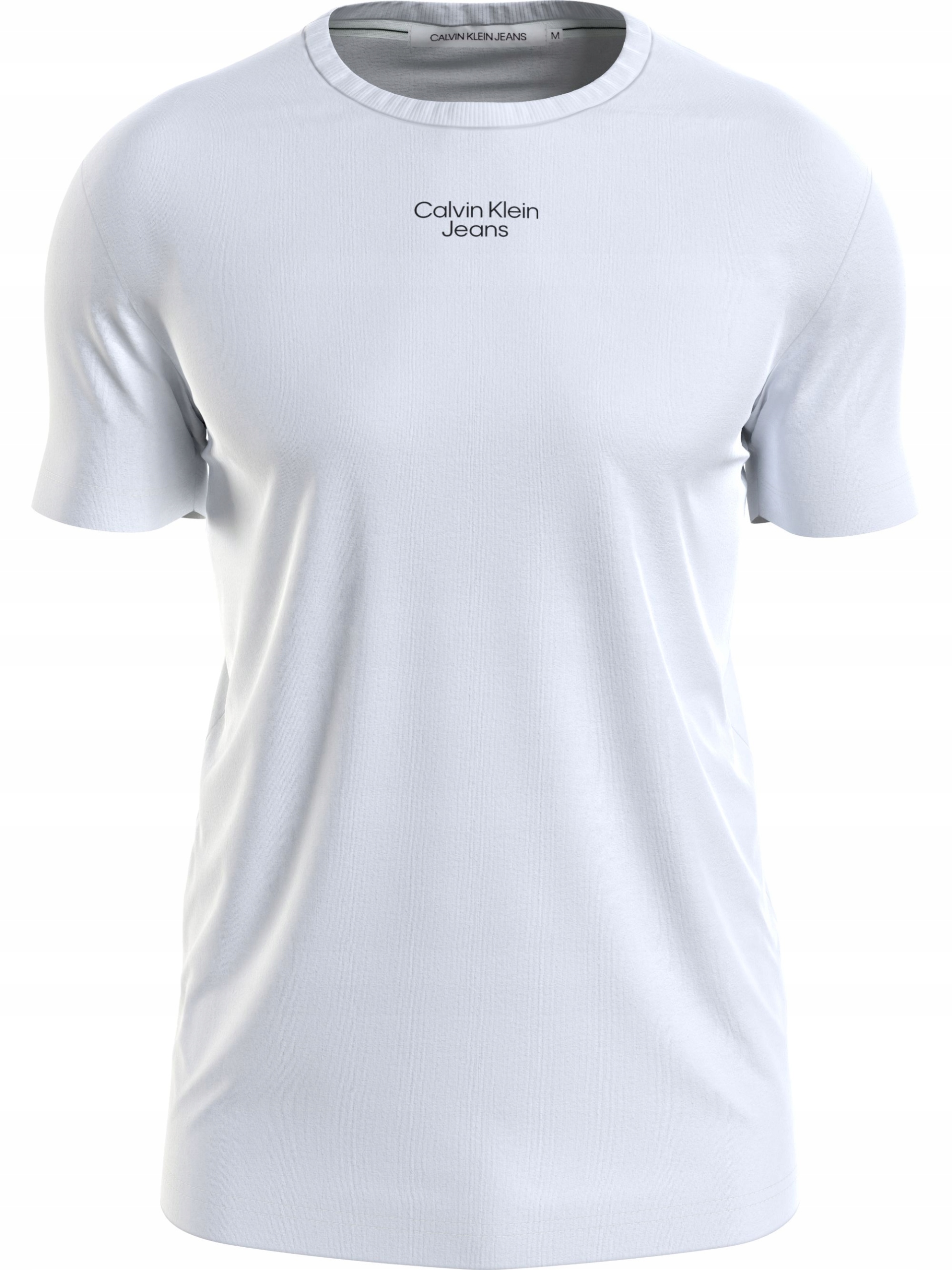

Calvin Klein Koszulka Męska Stacked Logo White rXL