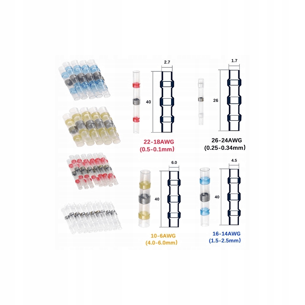 OSŁONKI LUTOWNICZE 120sz KOSZULEK TERMOKURCZLIWYCH Rodzaj inne