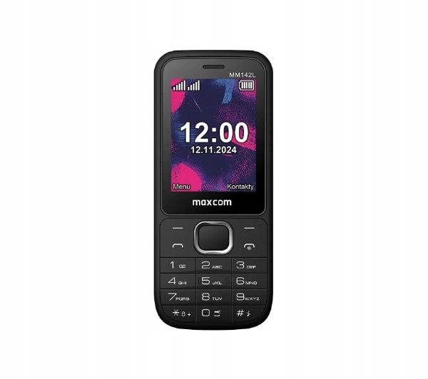 Telefon komórkowy Maxcom Classic MM142 L Dual Sim Fm Latarka Aparat Czarny