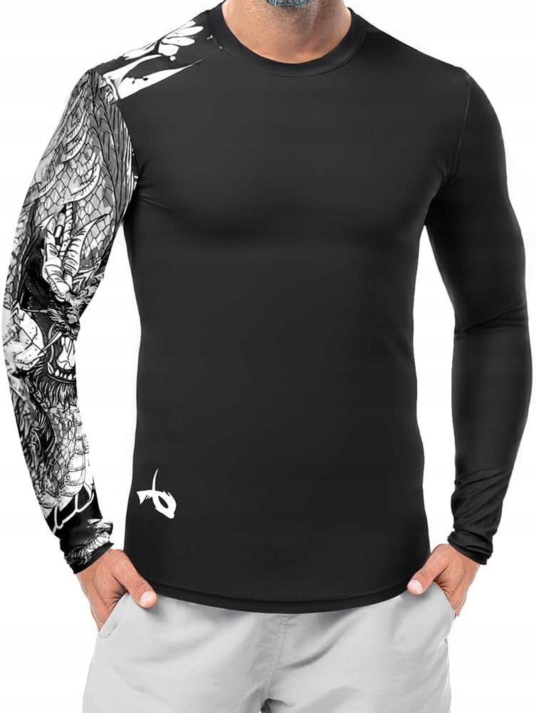 MĘSKA KOSZULKA RASH GUARD ANTY UV OCHRONA PRZED SŁOŃCEM UPF 50 PLUS