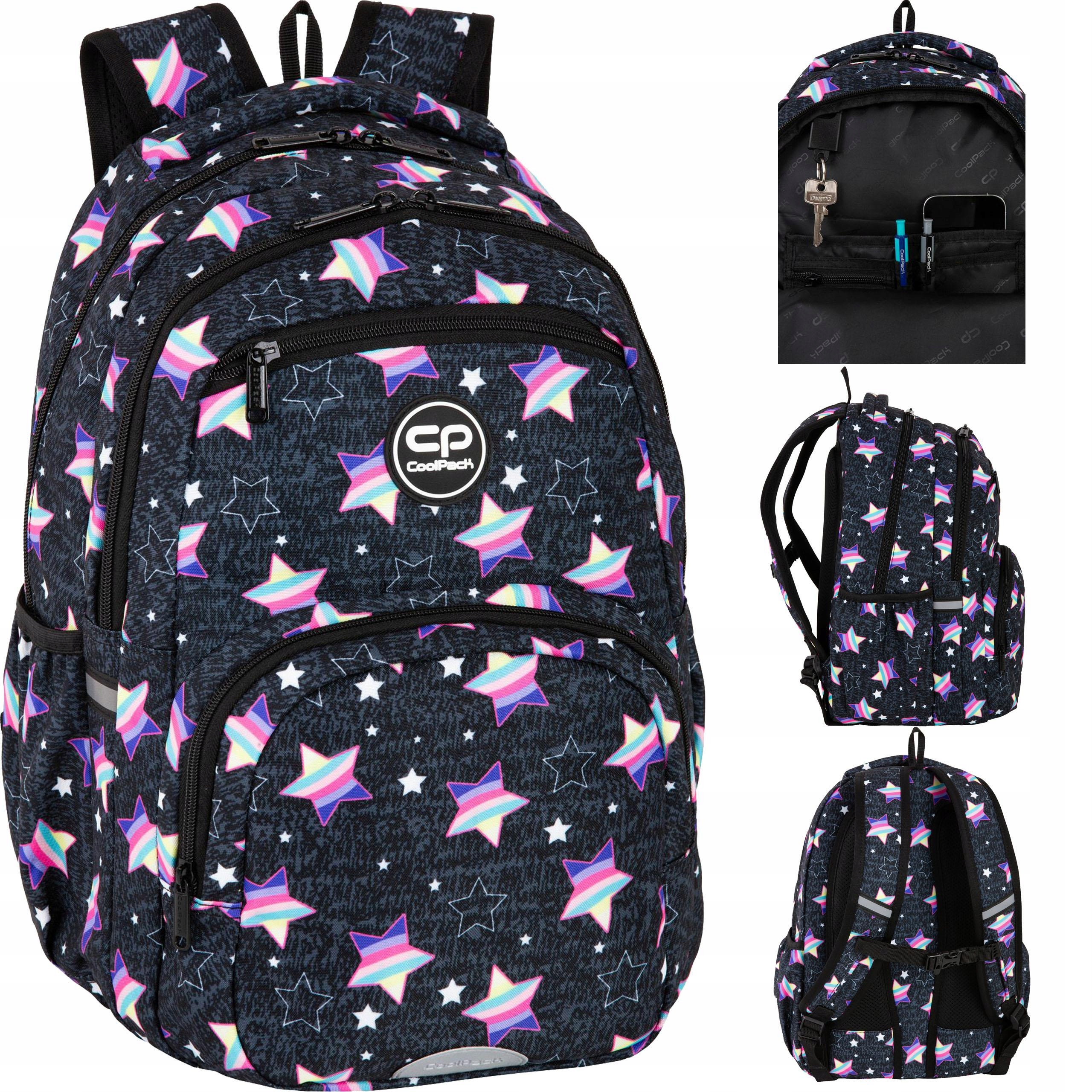 Coolpack Pick Plecak Szkolny Młodzieżowy Dla Dziewczynki Rainbow Night