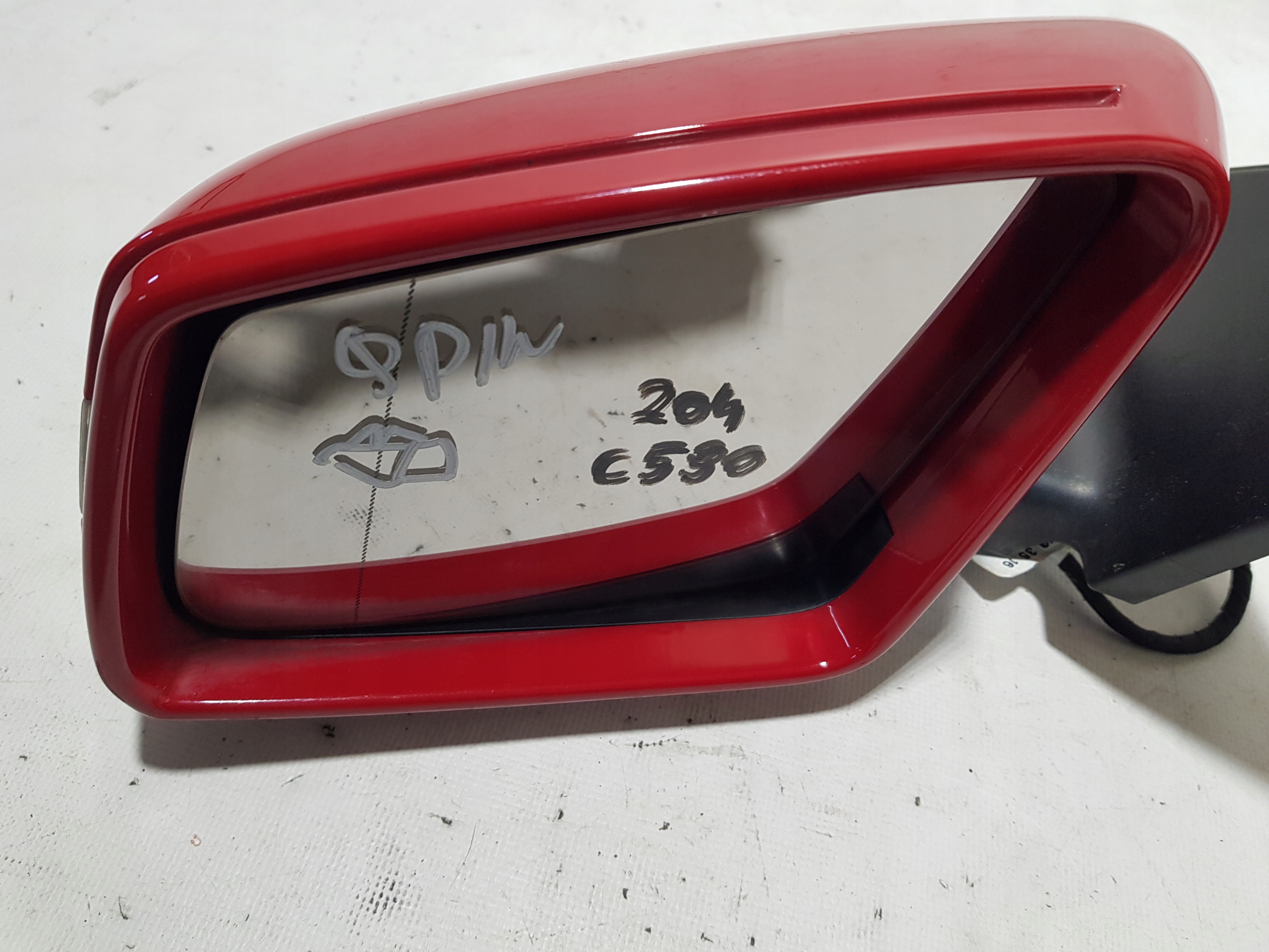 mirror left MERCEDES W204 LIFT 590 C590 9 PIN