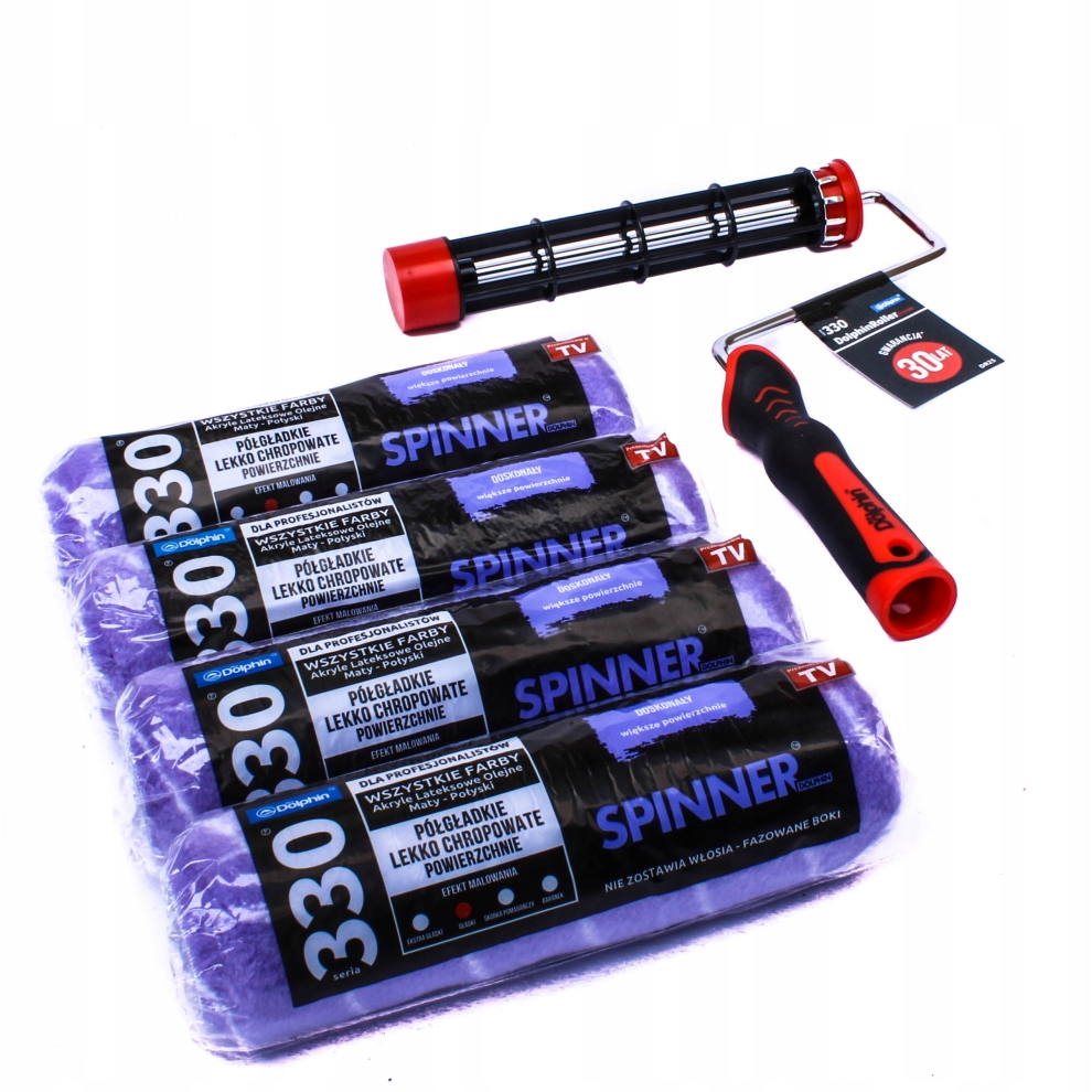 

Uchwyt 25cm 4 Wałki Spinner 25cm/13mm Seria 330