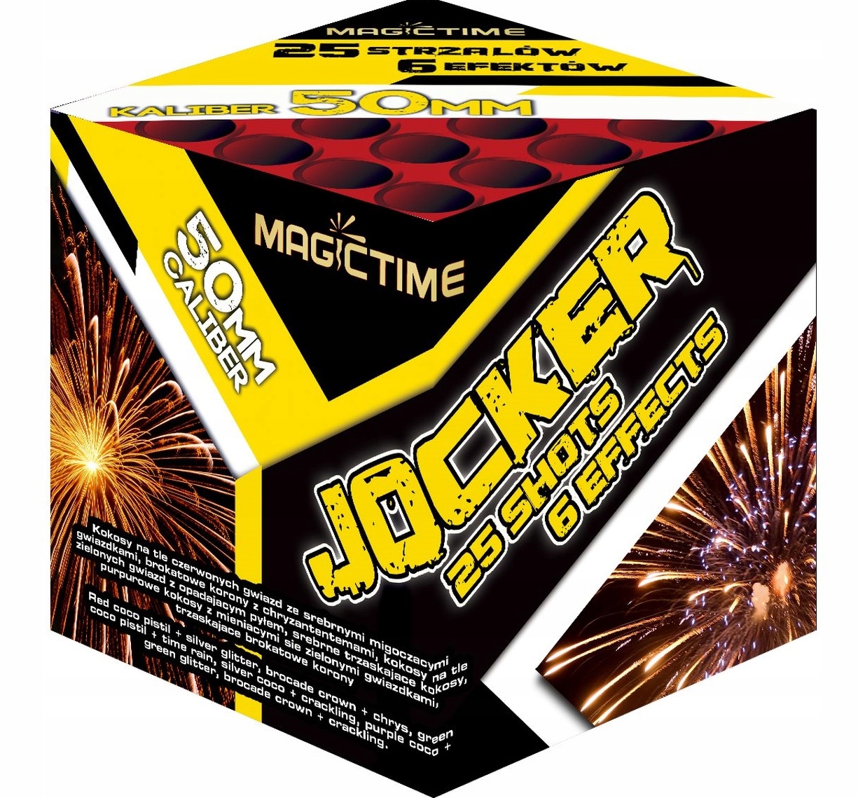

Bardzo Duża Wyrzutnia Jocker 25 Strzałów Kal 50MM