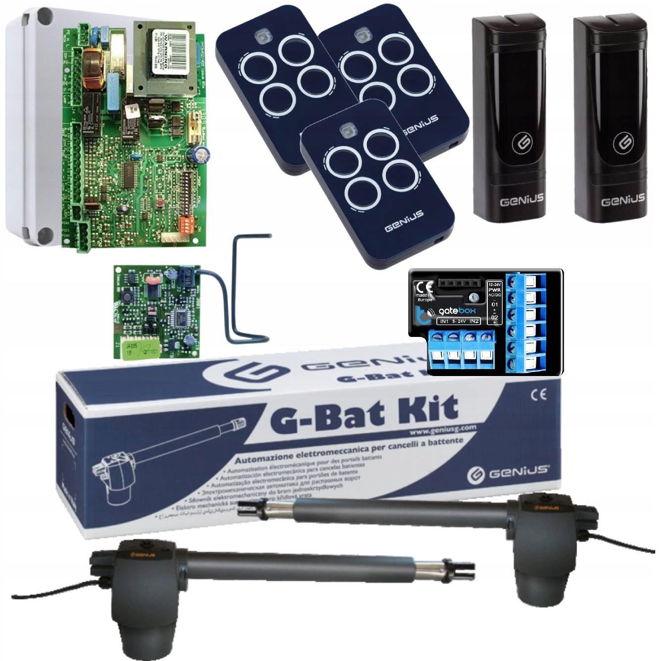 Genius G-BAT400+ Moduł WiFi Pilot 3szt napęd bramy dwuskrzydłowej